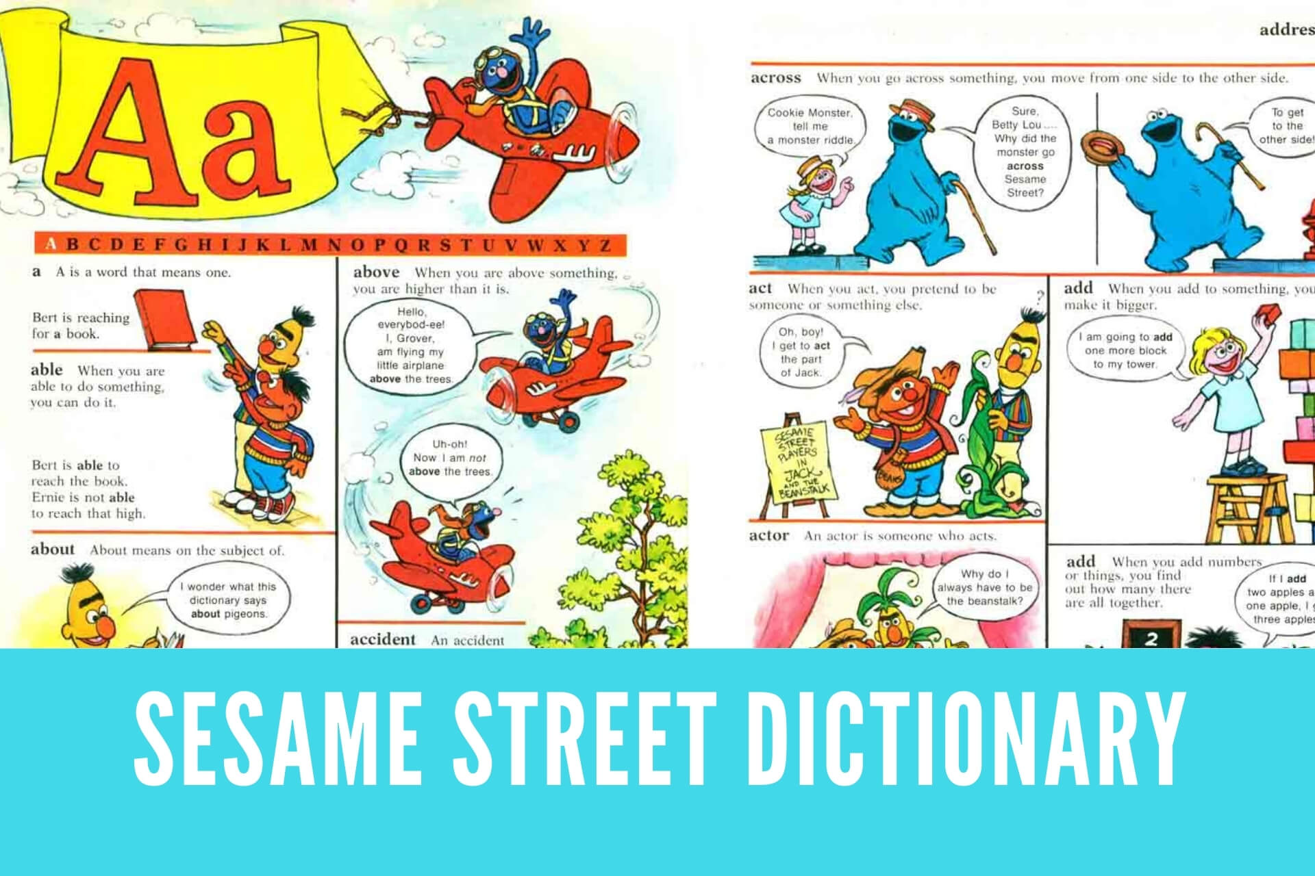 オススメ英語教材 絵本辞書 The Sesame Street Dictionary でネイティブの英語感覚を身につけよう 金沢優のイメージで話せる 英語 英会話の学び方