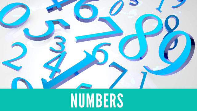 英語 数字の読み方フラッシュカード Numbers Answer Key 金沢優のイメージで話せる英語 英会話の学び方